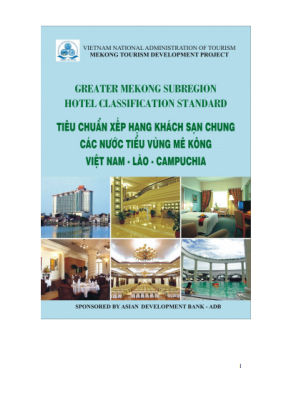 Tiêu chuẩn xếp hạng khách sạn chung các nước tiểu vùng sông Mê Kông Việt Nam - Lào - Campuchia