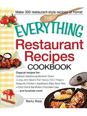The everything restaurant recipes cookbook