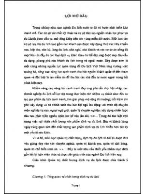 Giáo trình Cao đẳng Quản trị chất lượng dịch vụ