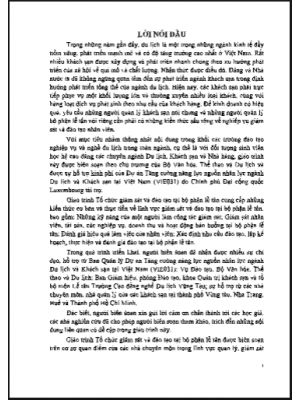 Giáo án Tổ chức giám sát và đào tạo tại bộ phận lễ tân
