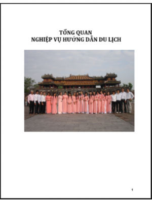 Giáo trình Tổng quan nghiệp vụ HDDL