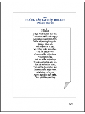 Giáo trình Thực hành HDDL tại điểm