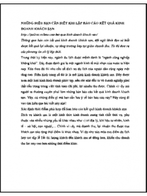 Báo cáo lễ tân 03