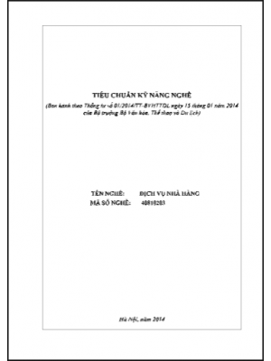 Dịch vụ nhà hàng